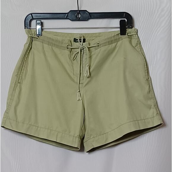 J.CREW Women's Green Shorts With Drawstring Waist. Size 4 - Picture 1 of 10